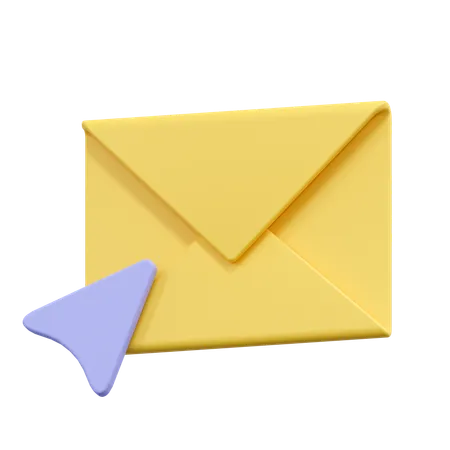 Send Email Illustration 3D Icon