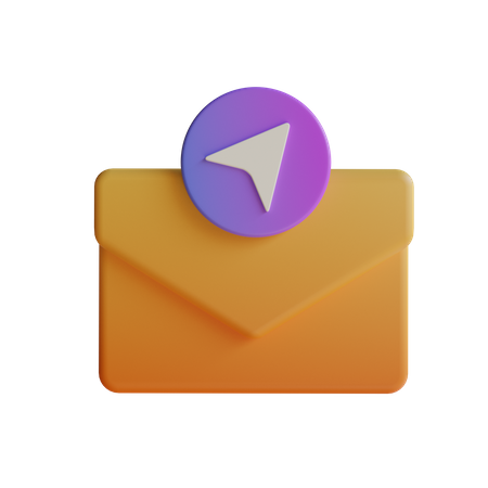 Send Mail  3D Icon