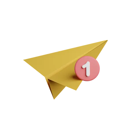 Messenger Inbox Notification 3D Icon