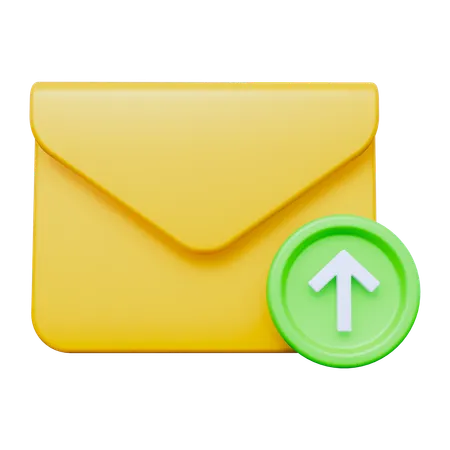 Send Message  3D Icon