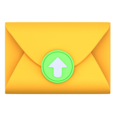 Send Message  3D Icon