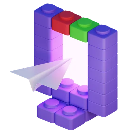 Send Message  3D Icon