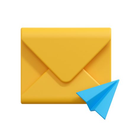 Send Message  3D Icon