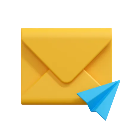 Send Message  3D Icon