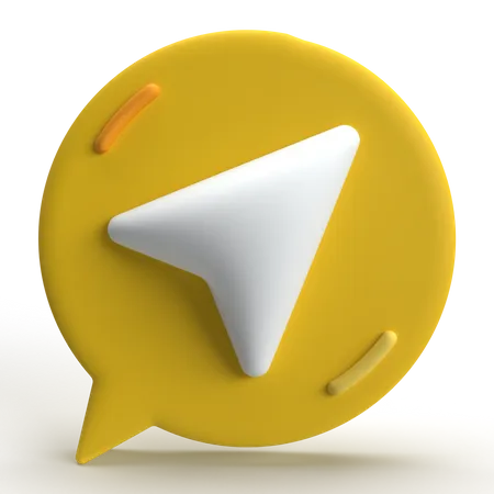 Send Message  3D Icon