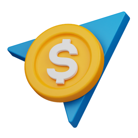 Send Money  3D Icon