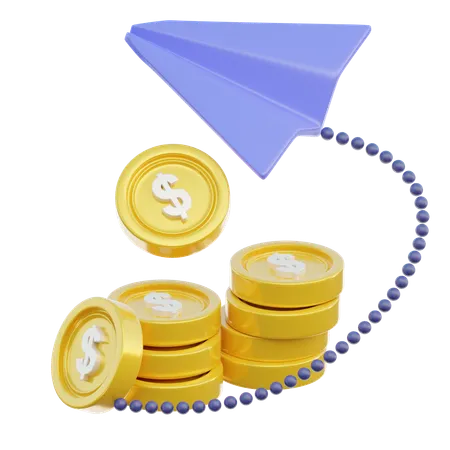 Send Money  3D Icon