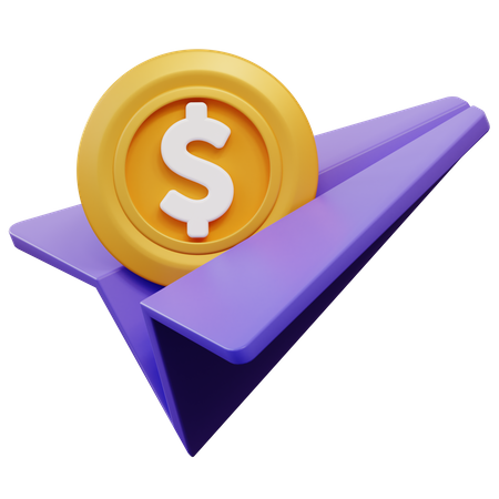 Send Money  3D Icon