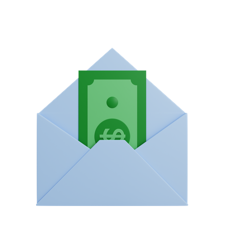 Send Money  3D Illustration