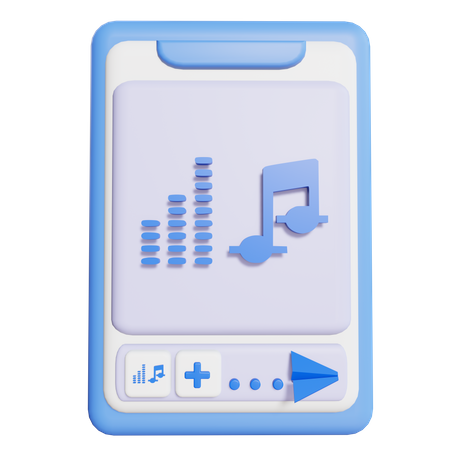 Send music  3D Icon