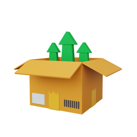 Send parcel  3D Illustration