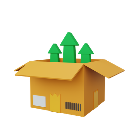 Send parcel 3D Illustration