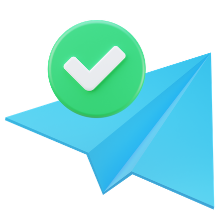 Send Successfully  3D Icon