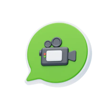 Send Video  3D Icon