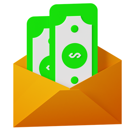 Geld schicken  3D Icon