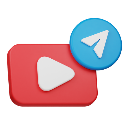 Video senden  3D Icon