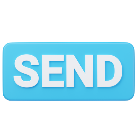 Schaltfläche „Senden“  3D Icon