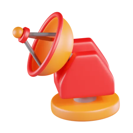 Sender Satellit  3D Icon