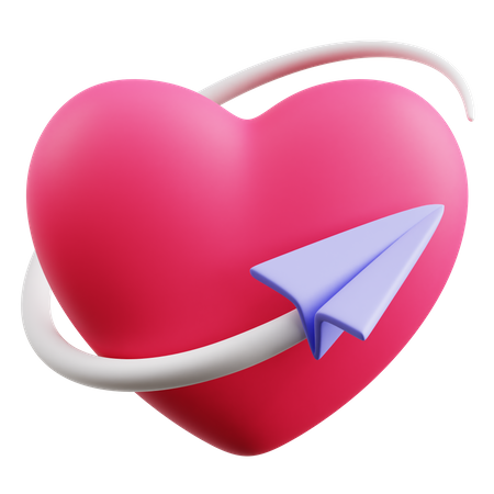 Sending Love  3D Icon