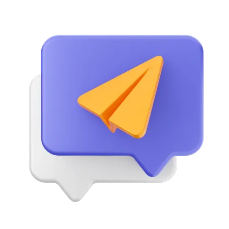 Sending Message  3D Icon
