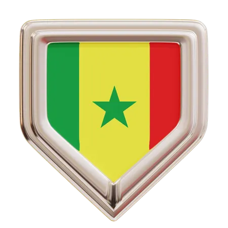 Senegal Flag  3D Icon