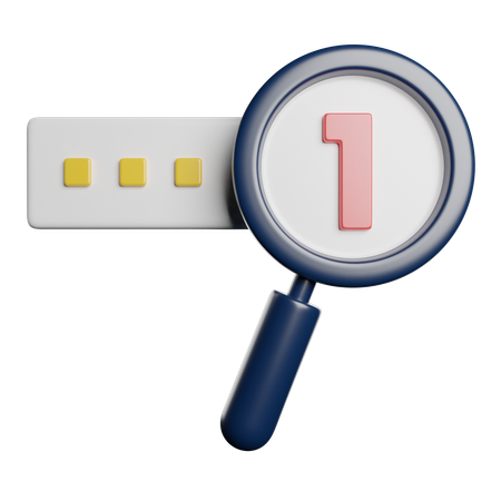 Senha  3D Icon