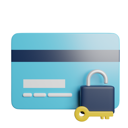 Senha do cartão  Ícone 3D