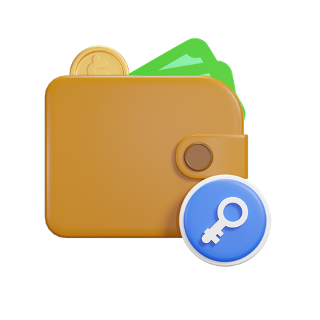 Pagamento de senha  3D Icon