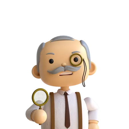 Senior Investigator  3D Icon