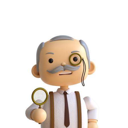 Senior Investigator 3D Icon