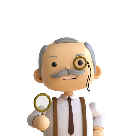 Senior Investigator 3D Icon