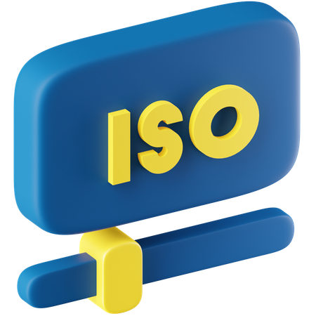 Sensibilidade iso  3D Icon