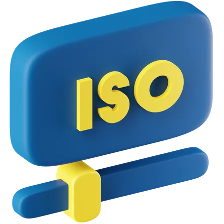 Sensibilidade iso  3D Icon