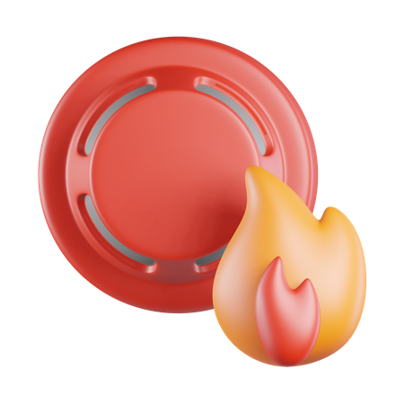 Sensor de alarma contra incendios  3D Icon
