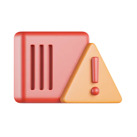 Sensor de alerta de incêndio  3D Icon