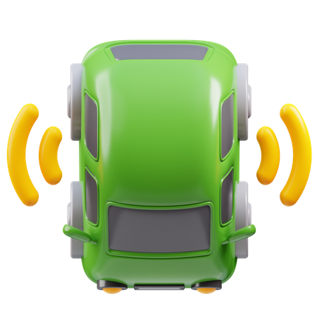 Sensor de coche eléctrico  3D Icon