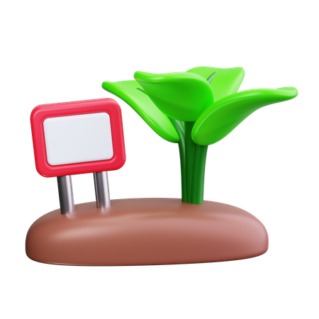 Sensor de humedad del suelo  3D Icon