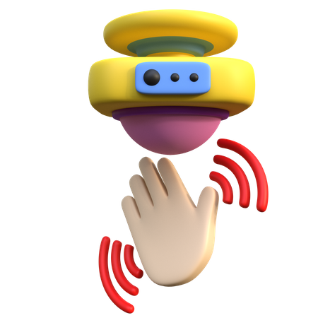Sensor de movimiento  3D Icon