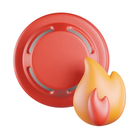 Sensor Fire Alarm  3D Icon