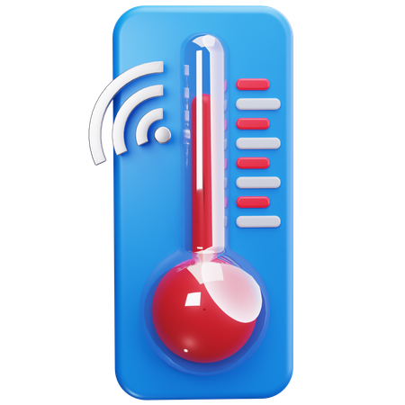 Sensor térmico  3D Icon