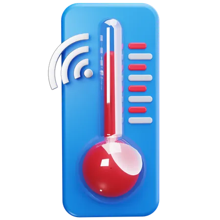 Sensor térmico  3D Icon
