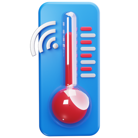 Sensor térmico  3D Icon