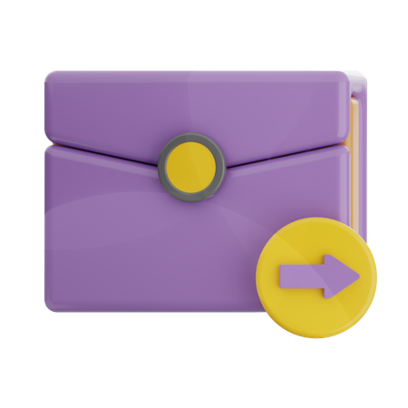Sent Email  3D Icon