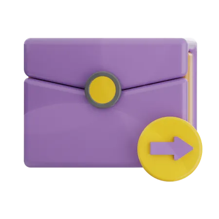 Sent Email  3D Icon
