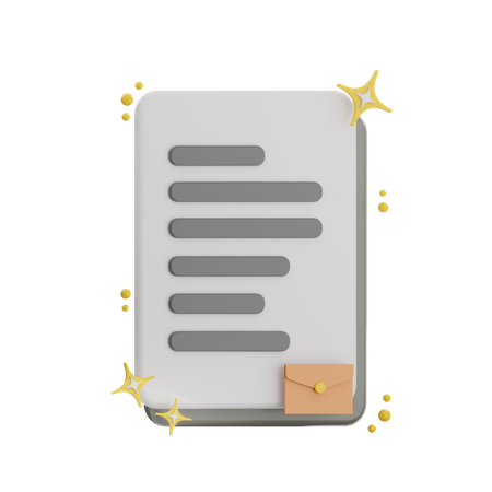 Sent File  3D Icon