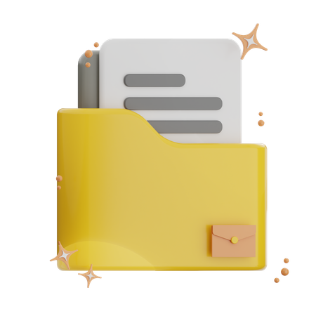 Sent Folder  3D Icon