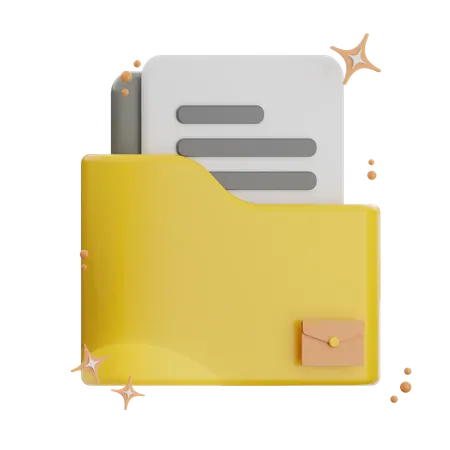 Sent Folder  3D Icon
