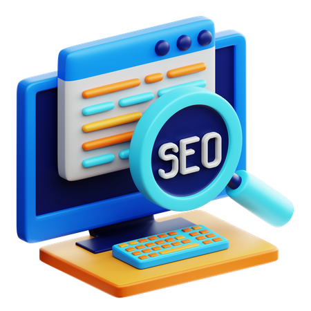 Seo  3D Icon