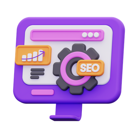 Seo  3D Icon