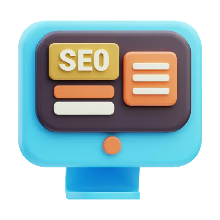 Seo  3D Icon